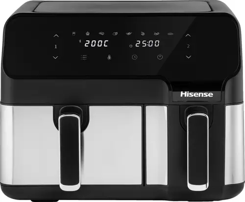 HAF2900D Doble 8,6 L Independiente 1700 W Freidora de aire caliente Negro - Imagen 7