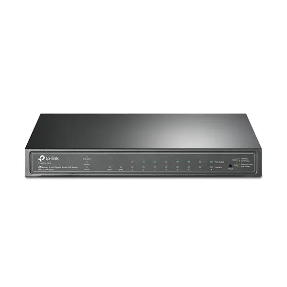 T1500G-10PS(TL-SG2210P) Gestionado L2 Gigabit Ethernet (10/100/1000) Energía sobre Ethernet (PoE) Negro