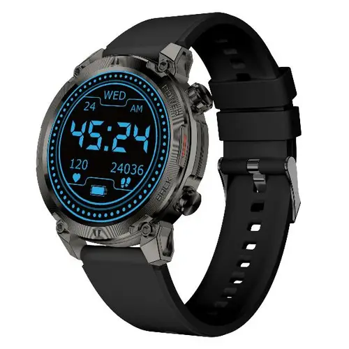 NXSWTRAILROUND Relojes inteligentes y deportivos 3,53 cm (1.39") Digital 360 x 360 Pixeles Pantalla táctil Negro - Imagen 7