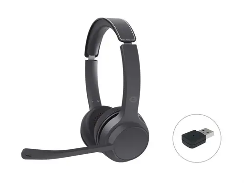 POLONA04BA auricular y casco Auriculares Inalámbrico y alámbrico Diadema Llamadas/Música USB Tipo C Bluetooth Negro - Imagen 1