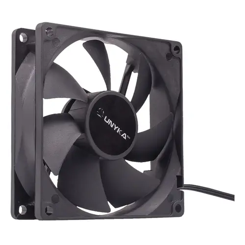 90 mm Carcasa del ordenador Ventilador 9 cm Negro - Imagen 2