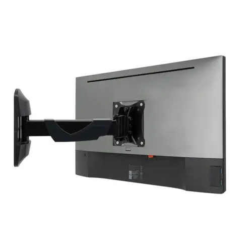 40713 soporte para monitor 66 cm (26") Pared Negro - Imagen 2