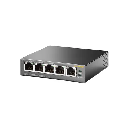 TL-SG1005P No administrado Gigabit Ethernet (10/100/1000) Energía sobre Ethernet (PoE) Negro - Imagen 3