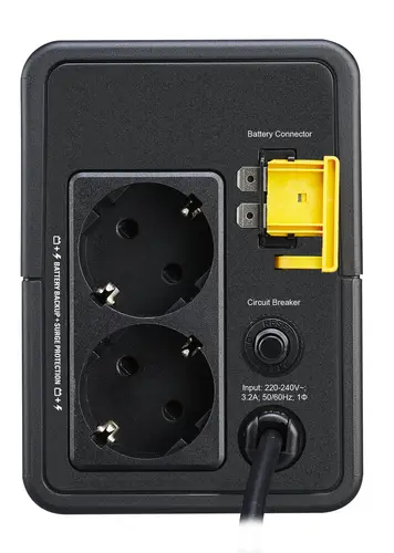 BVX700LI-GR sistema de alimentación ininterrumpida (UPS) Línea interactiva 0,7 kVA 360 W 2 salidas AC - Imagen 3