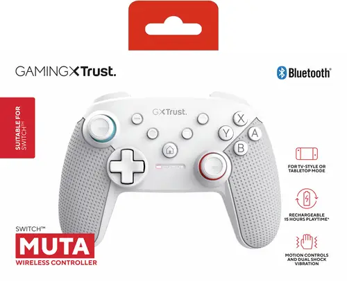 GXT 1246W MUTA Blanco Bluetooth Gamepad Nintendo Switch, Nintendo Switch Lite - Imagen 4