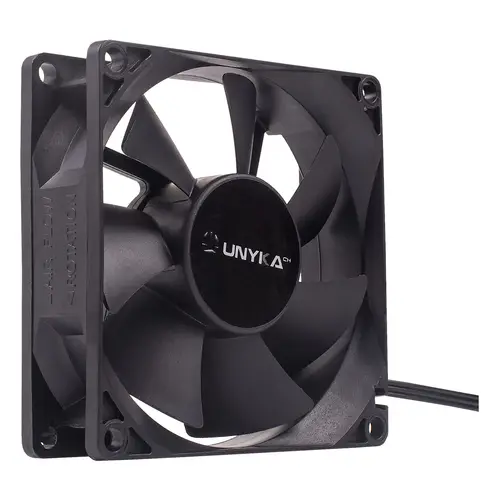 51786 computer cooling system Carcasa del ordenador Ventilador 8 cm Negro - Imagen 2