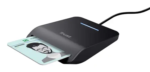 Primo lector de tarjeta inteligente Interior USB USB Tipo C Negro - Imagen 2