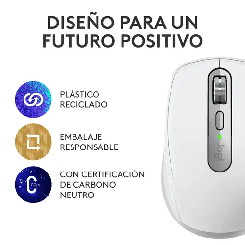 910-006930 ratón Oficina mano derecha RF Wireless + Bluetooth Laser 8000 DPI - Imagen 19