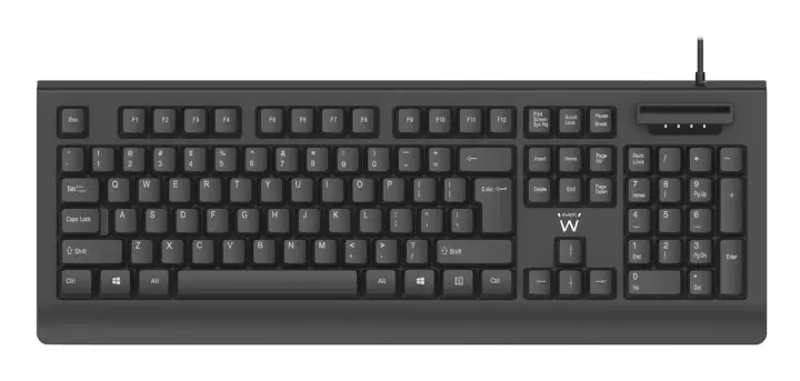 EW3286 teclado Universal USB QWERTY Español Negro