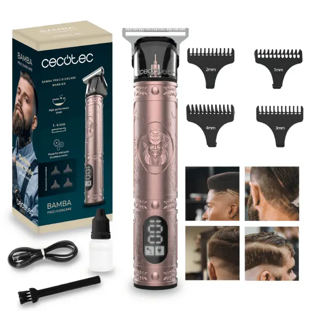 04445 cortadora de pelo y maquinilla Oro rosa 4