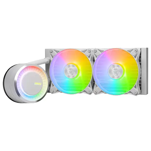 MAG Coreliquid E240 WHITE Placa base, Procesador Kit de refrigeración líquida 12 cm Blanco - Imagen 3