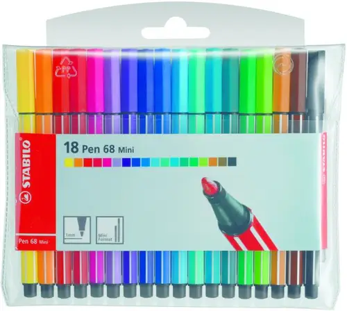 Pen 68 Mini rotulador Multicolor 12 pieza(s) - Imagen 1