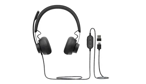 981-000870 auricular y casco Auriculares Alámbrico Diadema Llamadas/Música USB Tipo C Grafito - Imagen 1