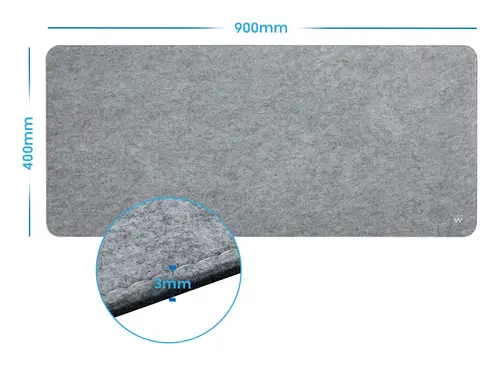 EW3185 alfombrilla para ratón Alfombrilla de ratón para juegos Gris claro - Imagen 3