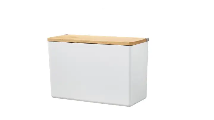 BABOO Beige, Blanco Plástico Organizador de baño