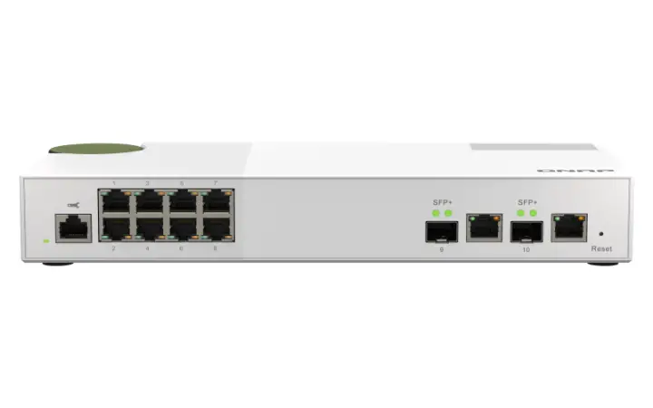 QSW-M2108-2C switch Gestionado L2 2.5G Ethernet (100/1000/2500) Gris, Blanco