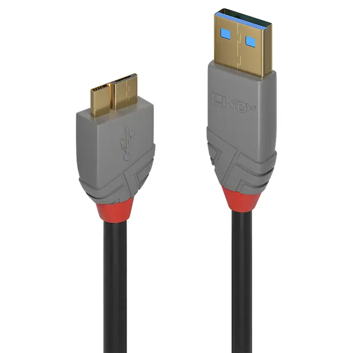 36768 cable USB USB 3.2 Gen 1 (3.1 Gen 1) 3 m USB A Micro-USB B Negro