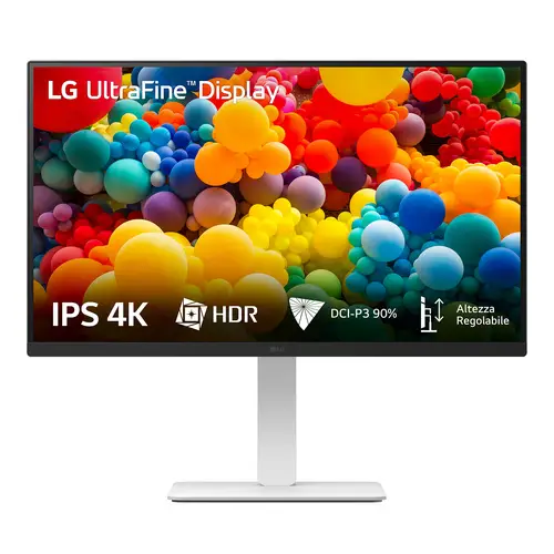 27US550-W pantalla para PC 68,6 cm (27") 3840 x 2160 Pixeles 4K Ultra HD LCD Blanco - Imagen 1