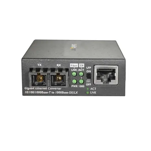MCMGBSCSM10 convertidor de medio 1000 Mbit/s 1310 nm Monomodo Negro - Imagen 3