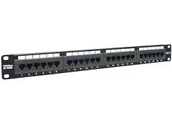 24-port Cat6 Unshielded Patch Panel