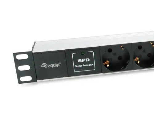 333315 unidad de distribución de energía (PDU) 7 salidas AC 1U Negro, Plata - Imagen 4