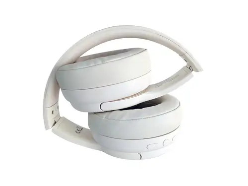 PARRIS03C auricular y casco Auriculares Inalámbrico y alámbrico Diadema Música Bluetooth Crema de color - Imagen 2
