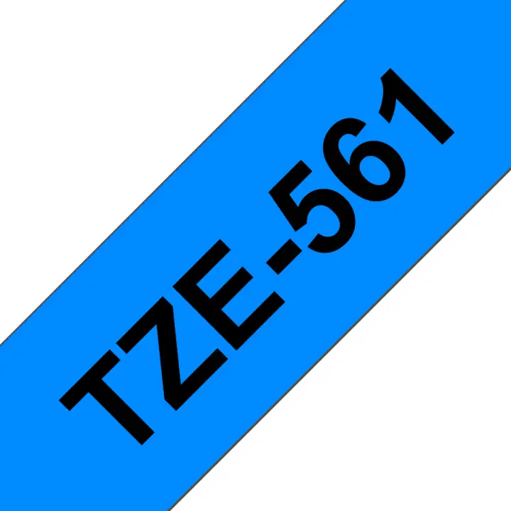 TZE-561 cinta para impresora de etiquetas Negro sobre azul