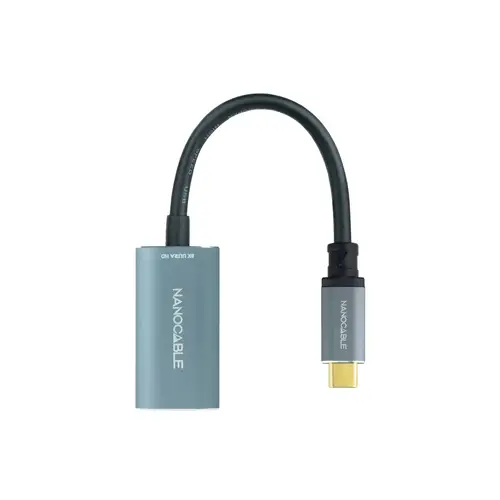 Conversor USB-C a DisplayPort 8K Aluminio, 15 cm, Gris - Imagen 2