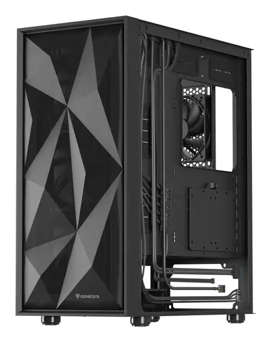 Diaxid 605F Midi Tower Negro - Imagen 1