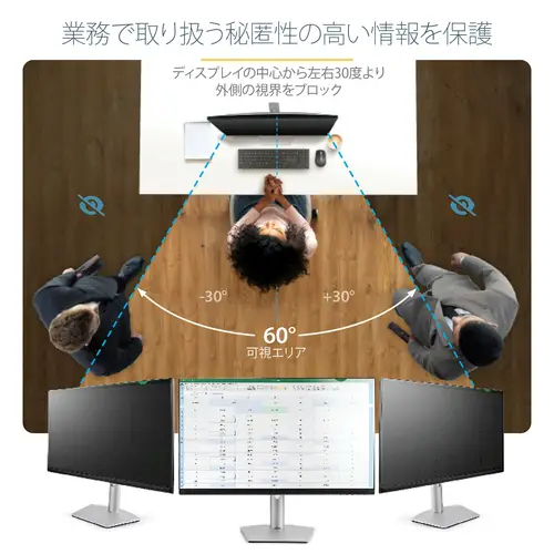 Filtro de Privacidad de 28 Pulgadas 16:9 para Monitor - Pantalla de Privacidad Protector Anti Brillo - Anti Luz Azul con Reducción del 51% - Ángulo de +/- 30° - Imagen 17