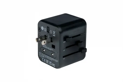 49544 adaptador de enchufe eléctrico Universal Negro - Imagen 11