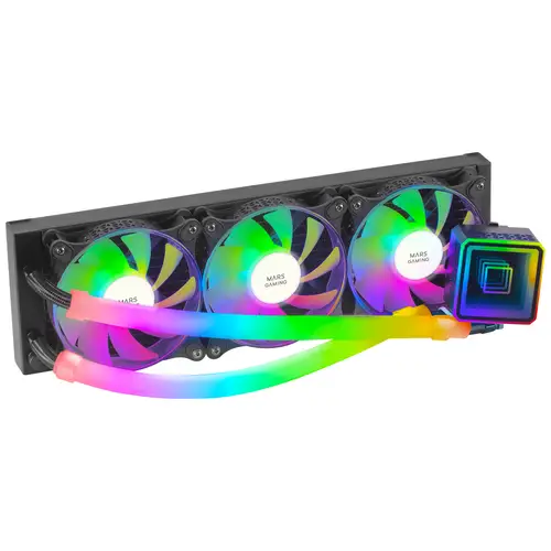 ML-ULTRA360 Negro, Refrigeración Líquida CPU, TDP 650W, Espejo Infinito, 3 Ventiladores Silenciosos FDB ARGB, Tubos ARGB, Multisocket Universal - Imagen 1