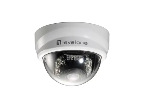 Cámara de red domo fijas, 2-Megapixel, 802.3af PoE, día/noche, indicadores LED IR - Imagen 1