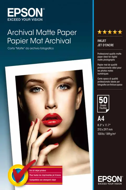 Archival Matte Paper - A4 - 50 hojas