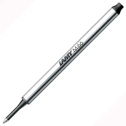 LAMY RECAMBIO ROLLERBALL M66 PUNTA MEDIA NEGRO - Pack de 5 unidades