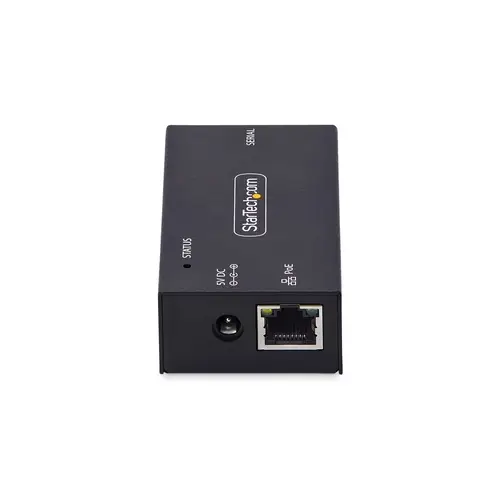 Adaptador Serie a Ethernet - Conversor RJ45 LAN IP a DB9 RS232 - Servidor de Dispositivos Serie Remotos de 1 Puerto PoE 802.3af - Carcasa de Metal - Pared o Carril DIN - TAA - Imagen 3
