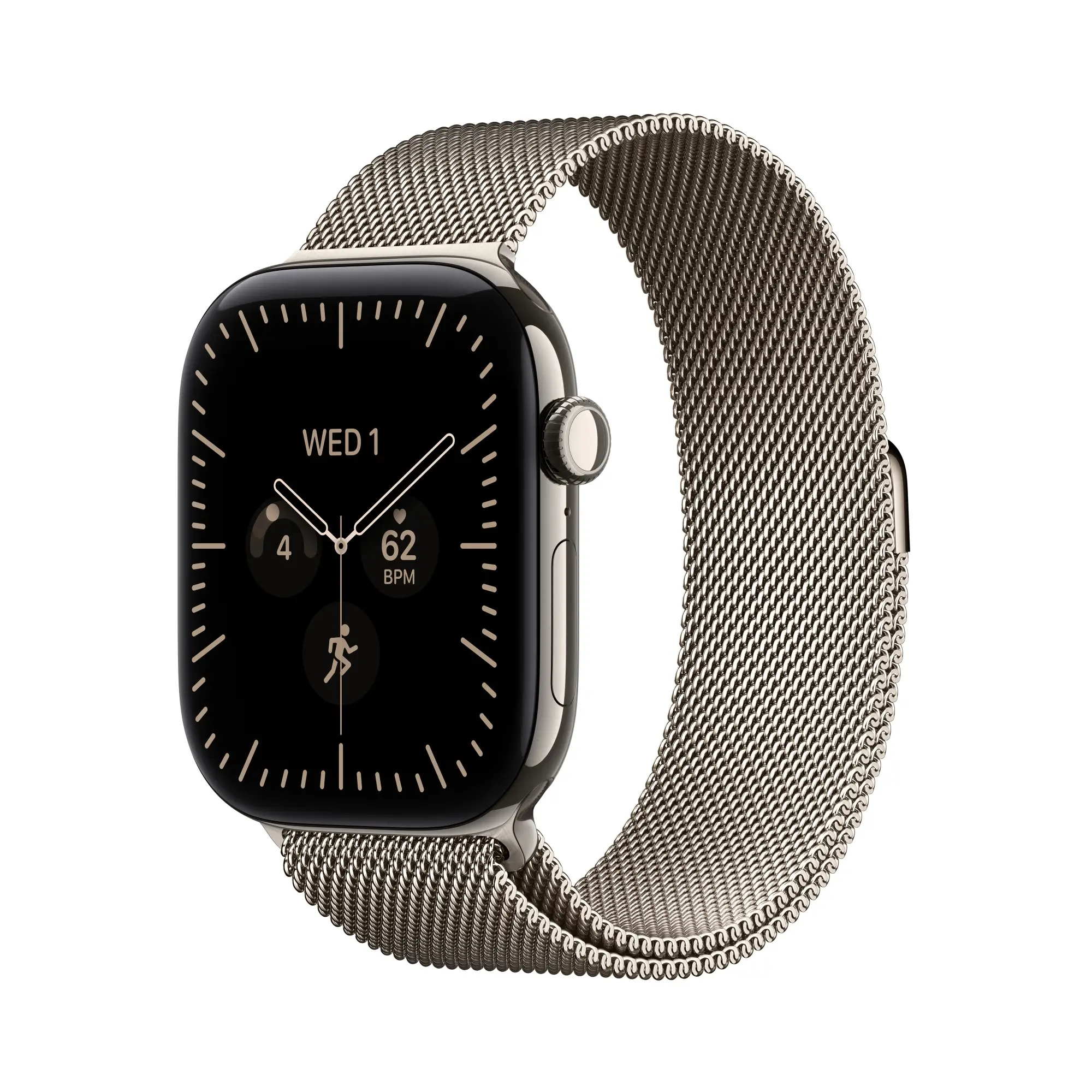 Watch Series 12 (GPS + Cellular) - Caja de titanio en color natur..