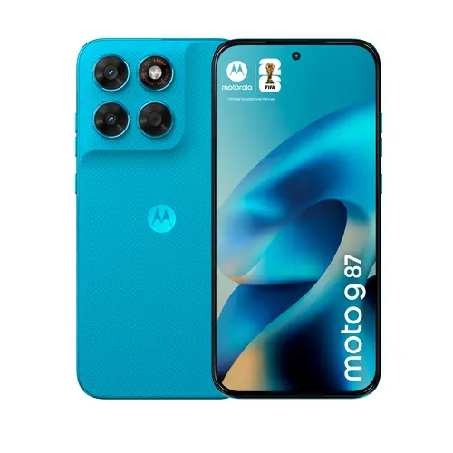 moto g87 17,2 cm (6.78") Ranura híbrida Dual SIM Android 16.0 5G USB Tipo C 8 GB 256 GB 5200 mAh Azul - Imagen 1