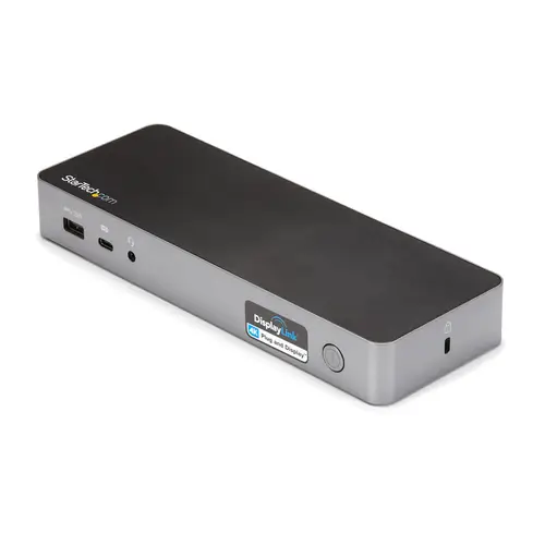 Docking Station Universal para Portátil - Replicador de Puertos Híbrido USB-C/-A - 2x HDMI y DP 4K - PD 60W - Mac / Windows / Chrome OS - Hub de 4 Puertos USB 5Gbps - Ethernet - Imagen 2