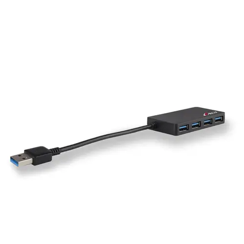 iHub 3.0 USB 3.2 Gen 1 (3.1 Gen 1) Type-A 5000 Mbit/s Negro - Imagen 4