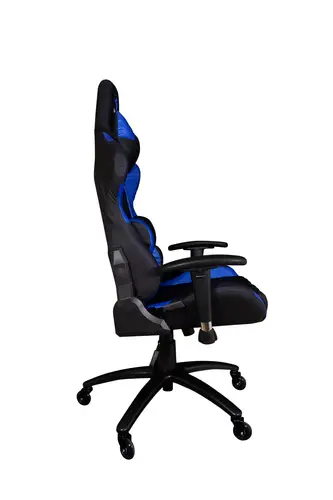 Deep Command II Silla para videojuegos de PC Asiento acolchado Negro, Azul - Imagen 6
