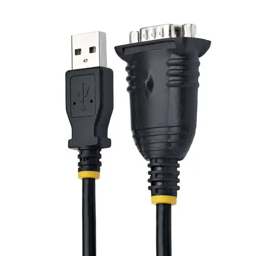 Cable de 1m USB a Serie, Conversor DB9 Macho RS232 a USB, Prolific, Adaptador USB a Serial para PLC/Impresora/Escáner, Adaptador USB a puerto COM, Windows/Mac - Imagen 2