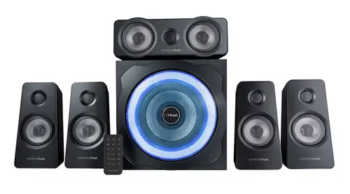GXT 658 Tytan 5.1 conjunto de altavoces 90 W Universal Negro 5.1 canales - Imagen 2