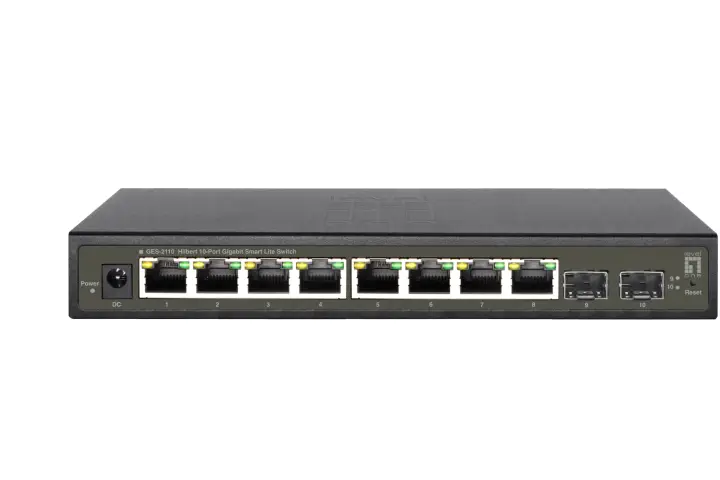 GES-2110 switch Gestionado L2 Gigabit Ethernet (10/100/1000) Negro