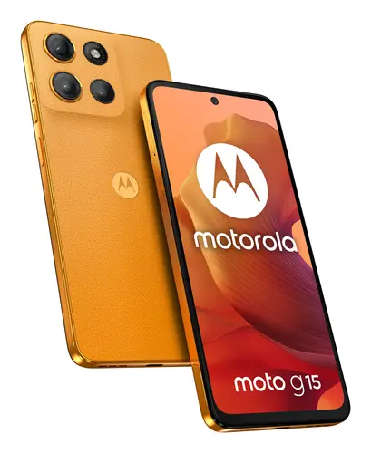 moto g15 17,1 cm (6.72") SIM doble Android 15 4G USB Tipo C 8 GB 128 GB 5200 mAh Naranja - Imagen 1