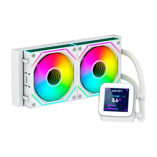 AB324012 sistema de refrigeración para ordenador Procesador Sistema de refrigeración líquida todo en uno 12 cm Blanco 1 pieza(s) - Imagen 1