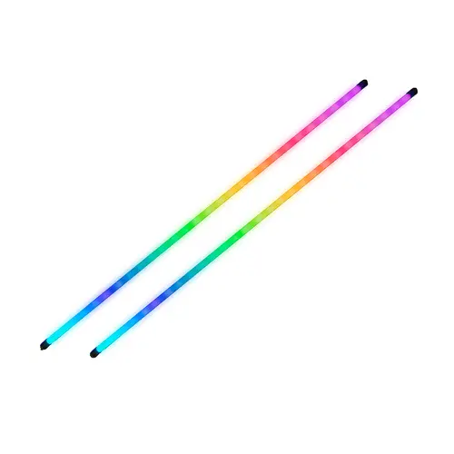 MLT-TWO, 2x Tiras LED Neon ARGB 400mm, 5V 3 Pin Compatibles con Hubs y MB ARGB, Kit Tiras LED Flexibles para PC con Múltiples Posibilidades, Montaje Rápido y Sencillo Plug-and-Play - Imagen 1