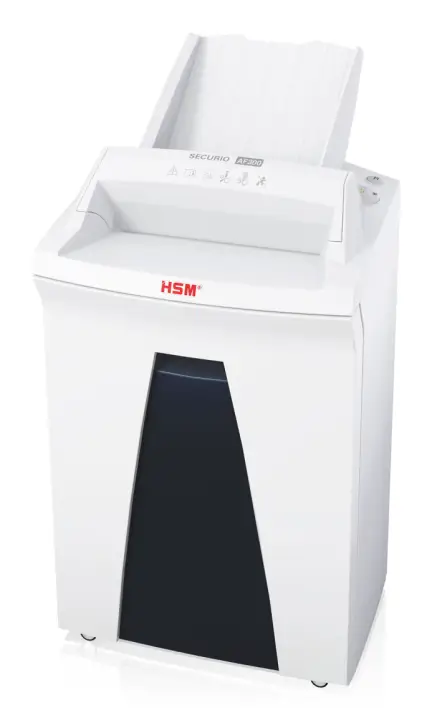 SECURIO AF300 triturador de papel Corte en partículas 56 dB 24 cm Blanco