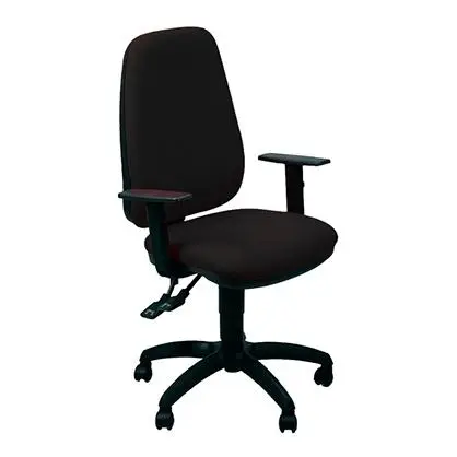UNISIT SILLA ADMINISTRATIVA SINCRO TETE REPOSABRAZOS AJUSTABLES NEGRA