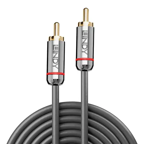 35339 cable de audio 1 m RCA Antracita - Imagen 2